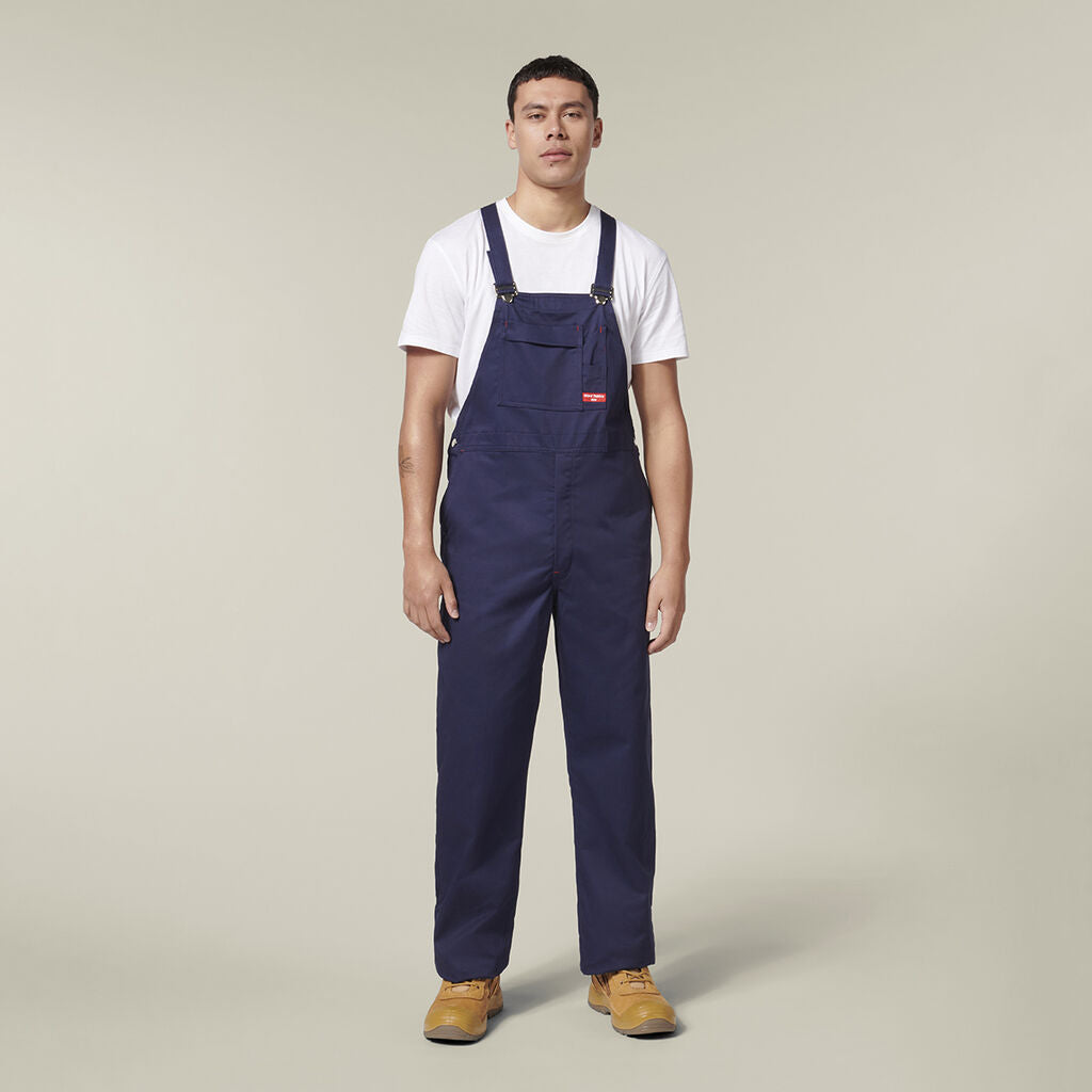 Hard Yakka Bib & Brace Cross Back Cotton Overalls