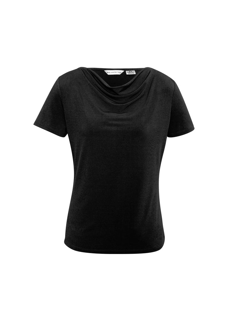 Cosmo Draped Neckline Womens Tops