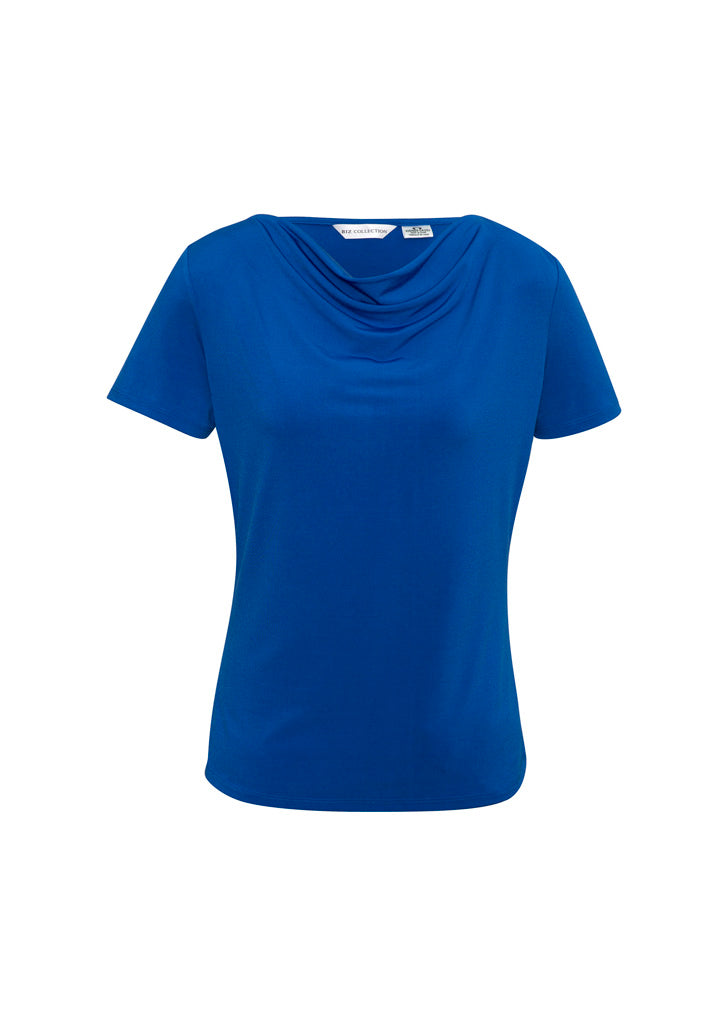 Cosmo Draped Neckline Womens Tops