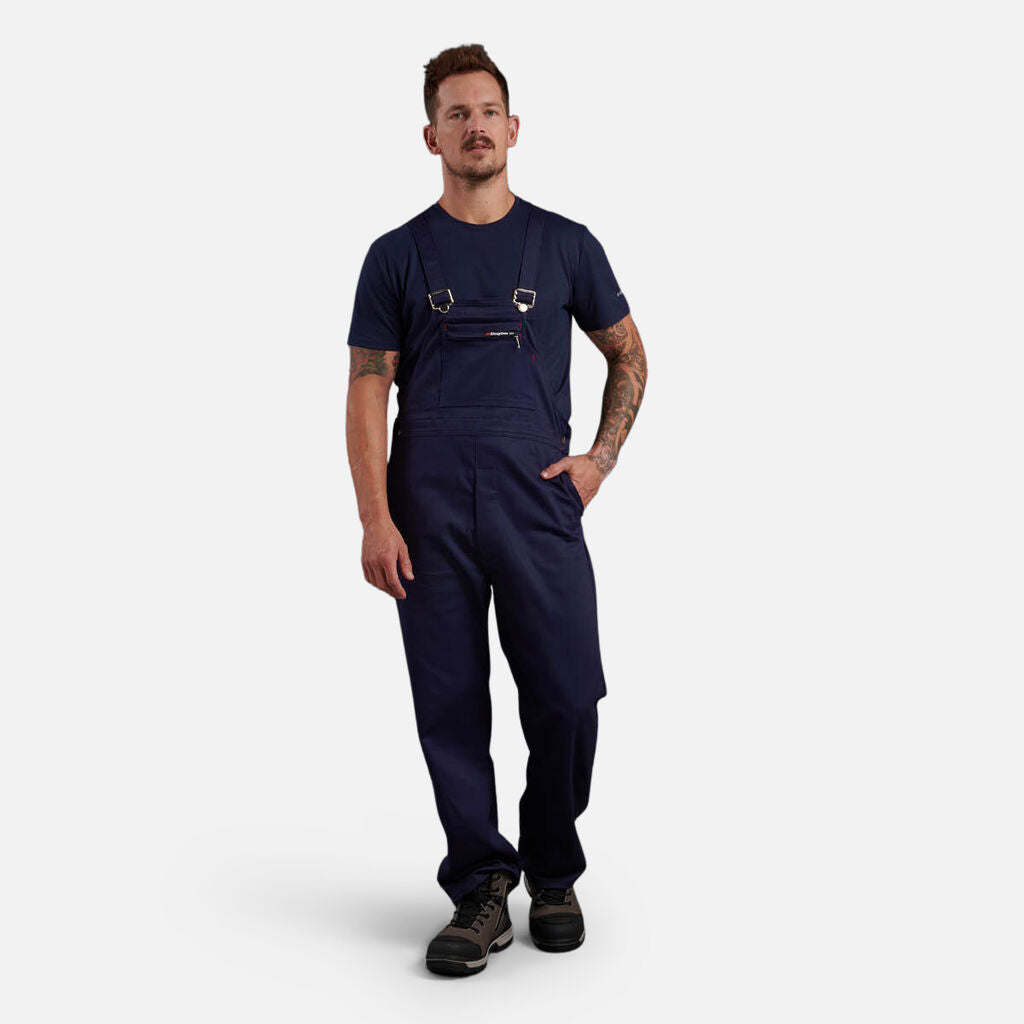 KingGee Originals Bib And Brace Cotton Drill Work Overalls