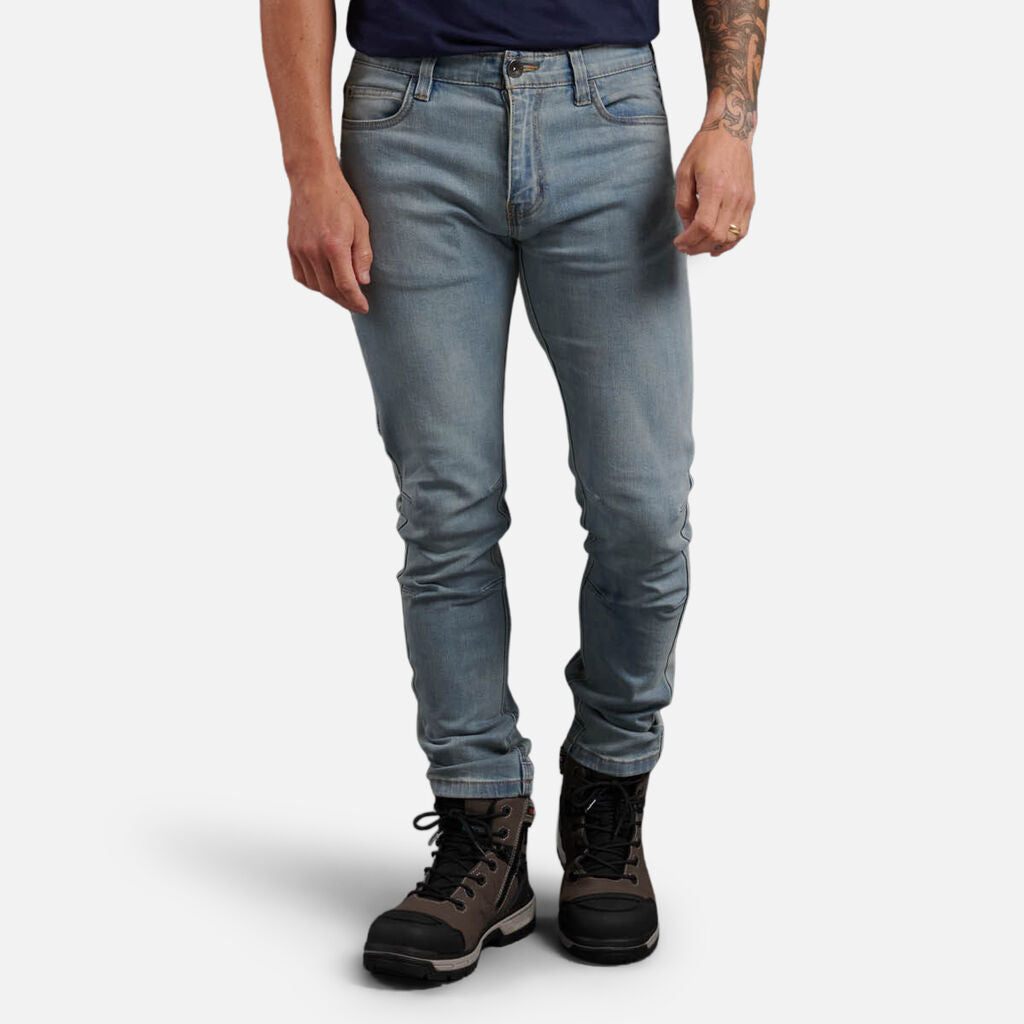 KingGee Urban Coolmax Slim Stretch Denim Work Jeans