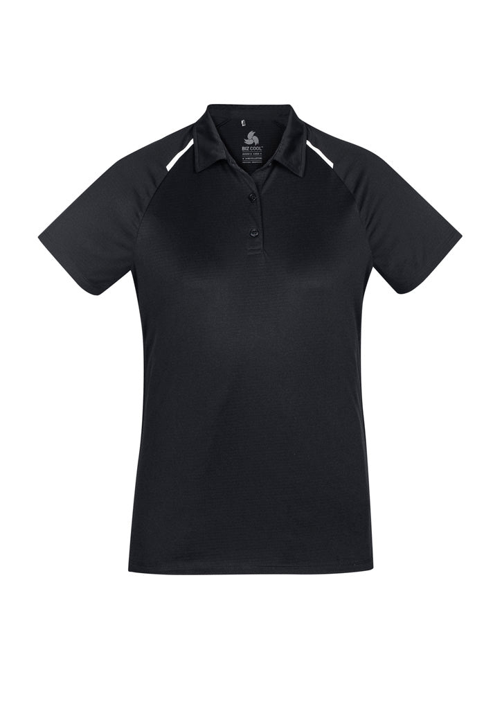 Image showing a woman in a Spartan Anti-Shrink Women's Polo at a professional seminar.
