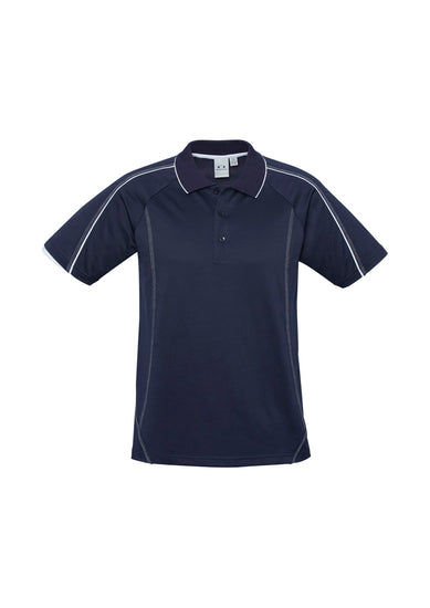 Image depicting a man in an Atom Raglan Sleeve Men's Polo during a sports practice.