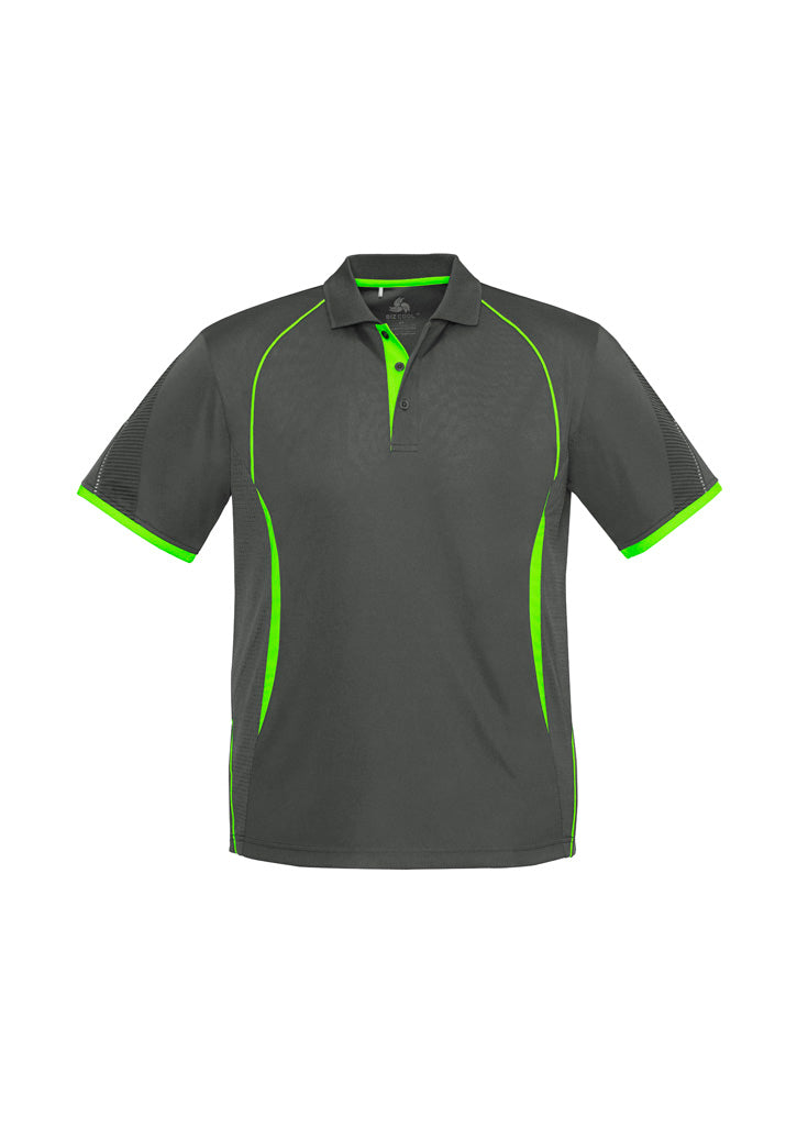 Image depicting a man wearing a Merina Polyester Men's Polo in an office environment.