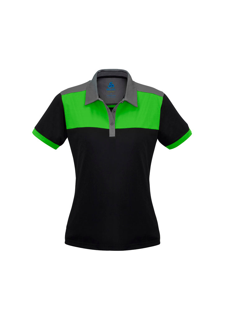 Spark Contrast Panel Womens Polos