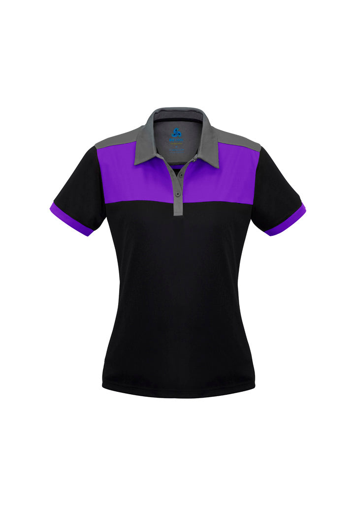 Spark Contrast Panel Womens Polos