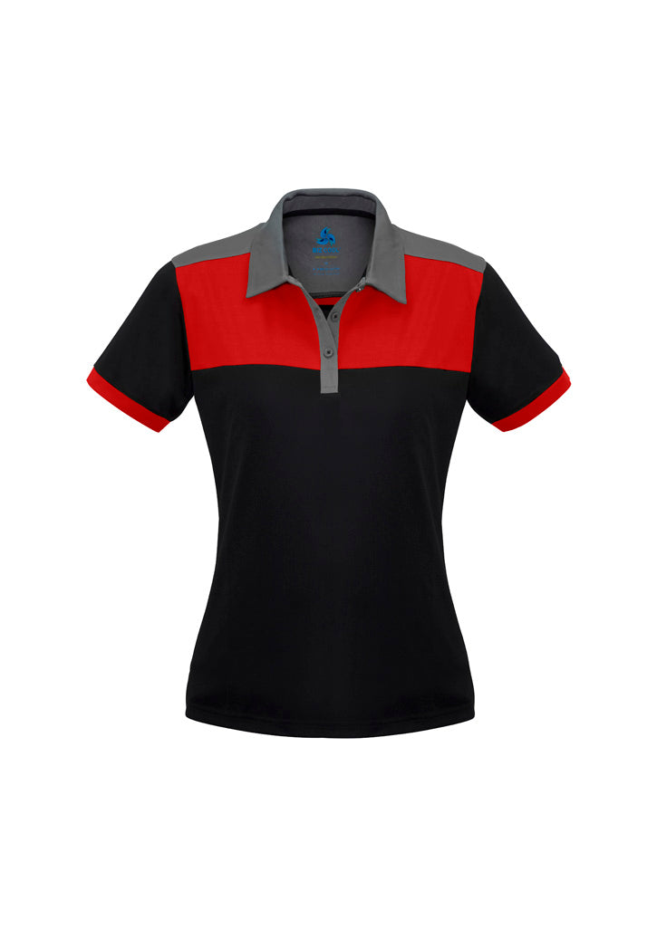Spark Contrast Panel Womens Polos