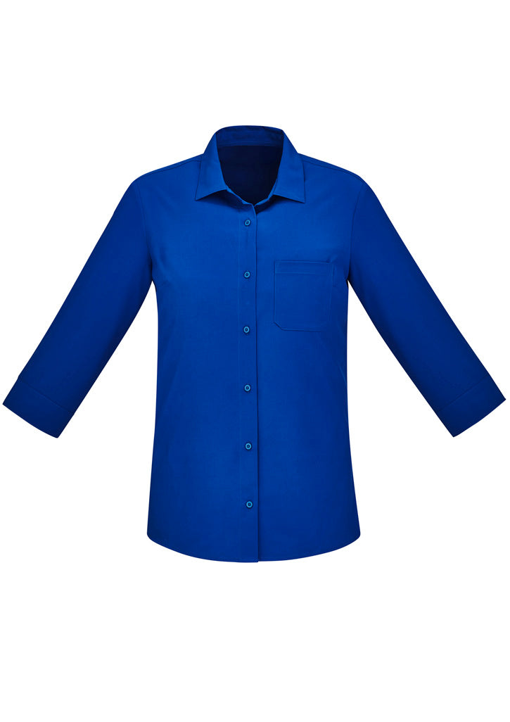Florence Womens Plain 3/4 Sleeve Shirt