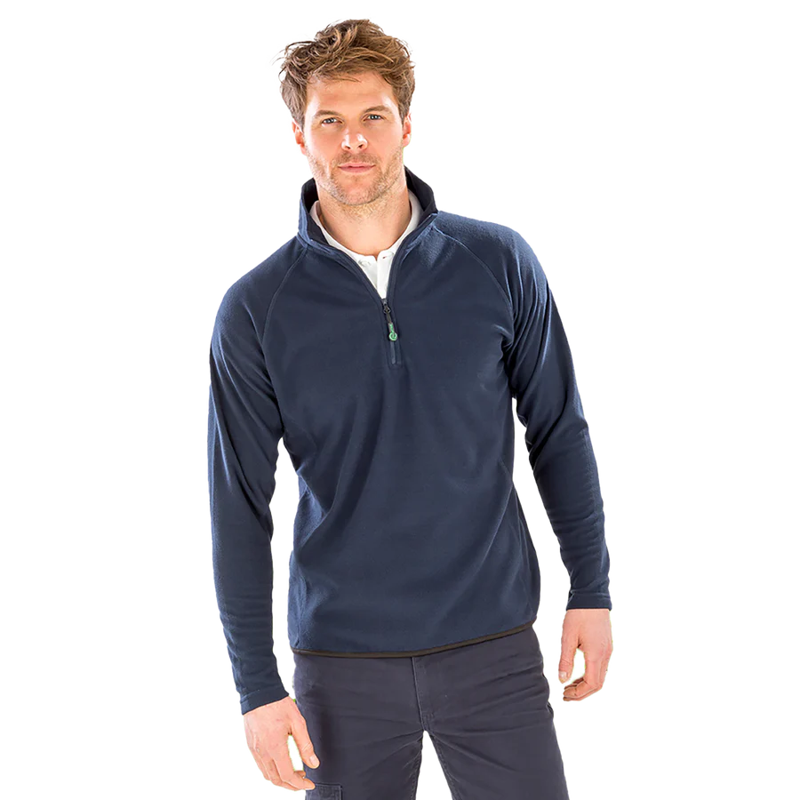 Result Recycled PET Adult Qtr.Zip Fleece Top