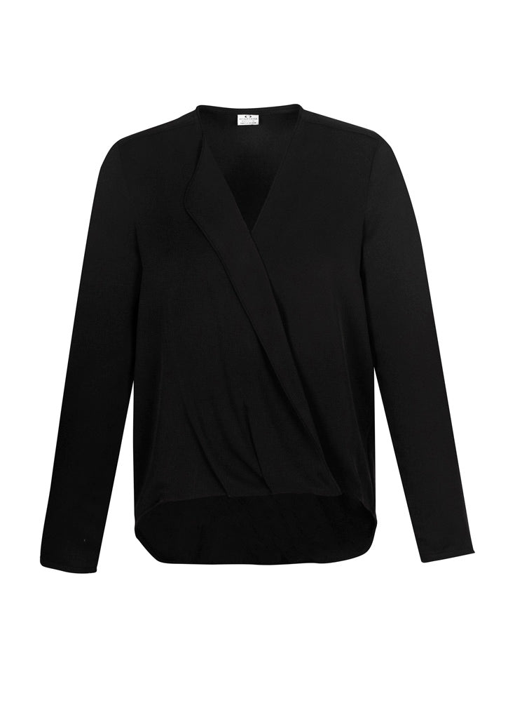 Vertex Petal-Shaped Womens Hi-Lo Blouses