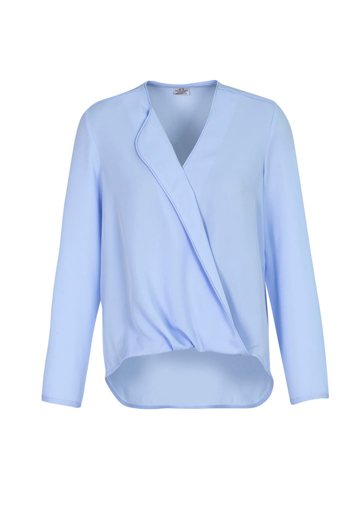 Vertex Petal-Shaped Womens Hi-Lo Blouses