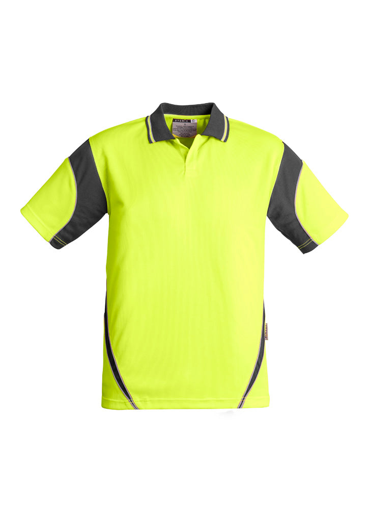 Mens Hi Vis Aztec S/S Polo