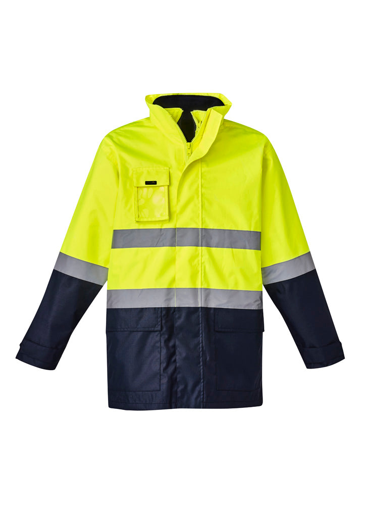 Mens Hi Vis Basic 4 in 1 Waterproof Jacket