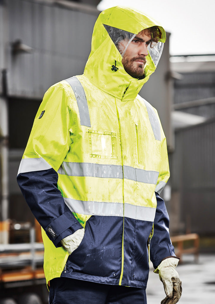 Mens Hi Vis 4 In 1 Waterproof Jackets