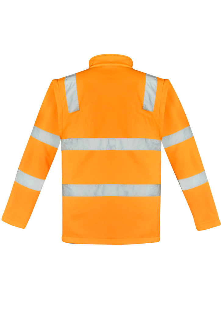 Unisex Hi Vis Vic Rail 2 In 1 Softshell Jackets