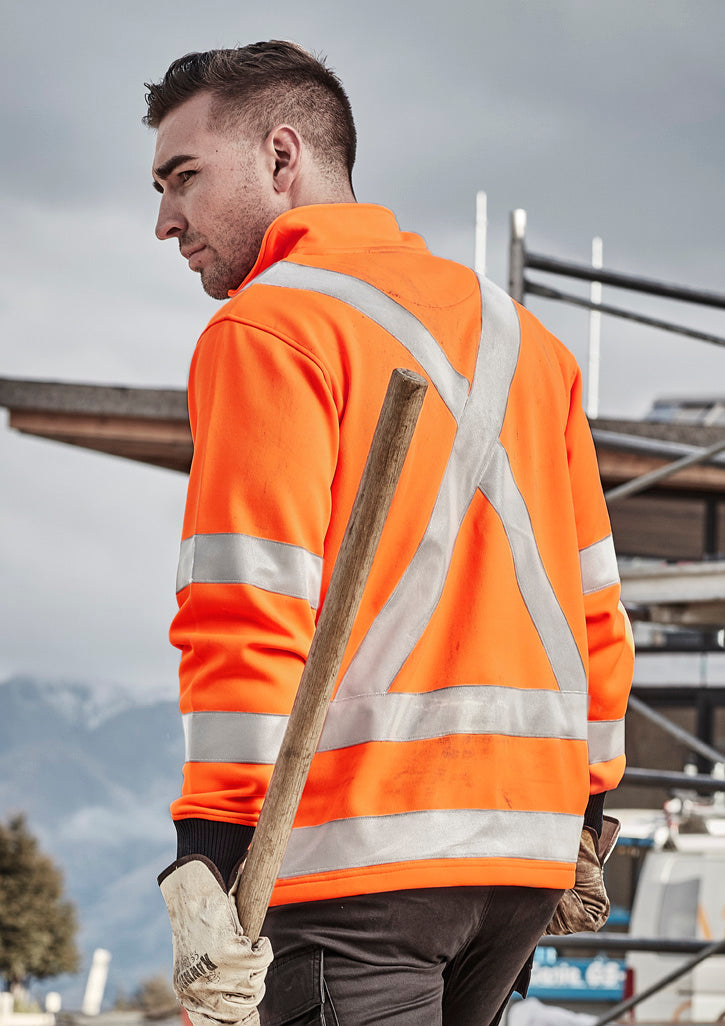 Unisex Hi Vis X Back Rail Jumper