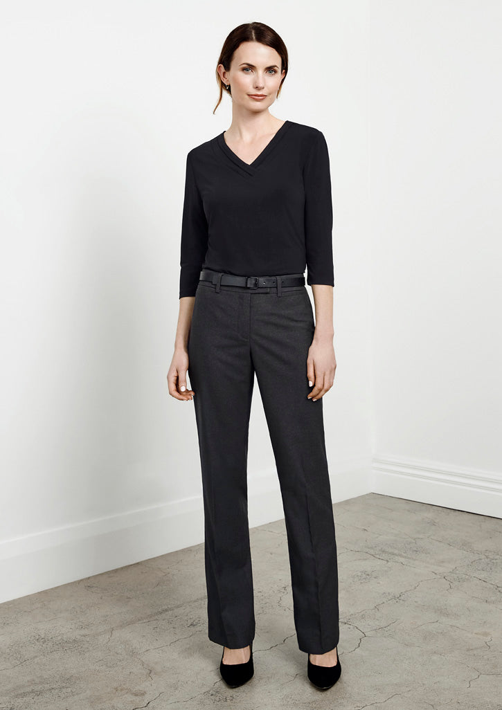 Classic Womens Flat Front Pant