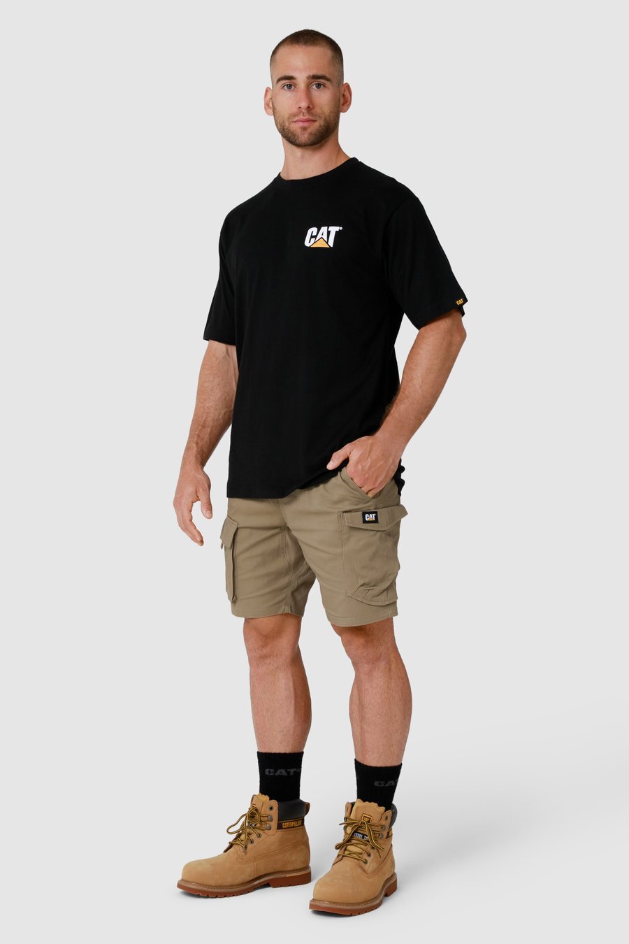 CAT Cotton Jersey Trademark Tees
