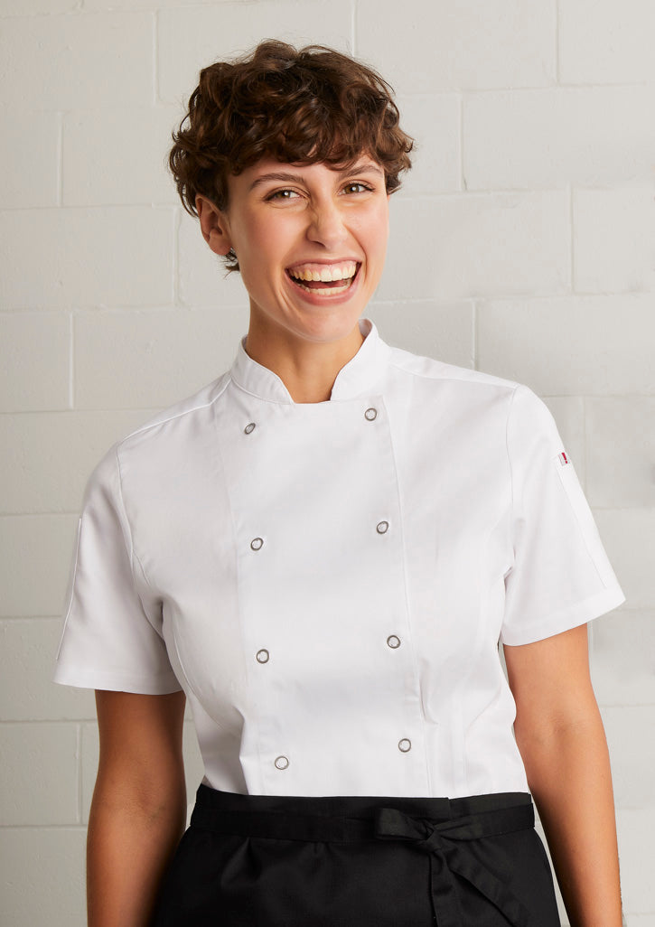 Zest Womens S/S Chef Jacket