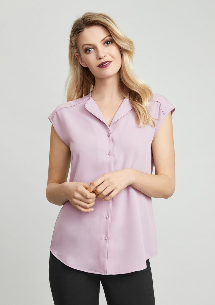 Luca Extended Shoulder Womens Blouses
