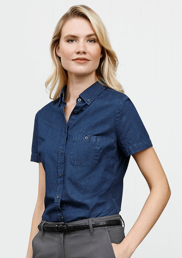Otto Cotton Womens Short Sleeve Shirts